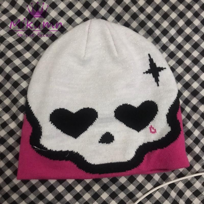 Harajuku Gothic Cute Skull Beanies Hats For Women Girls Grunge Punk Rock Hip Hop Skullies Warm Knitted Hats Caps Streetwear, As pic
Harajuku Gothic Cute Skull Beanies Hats For Women Girls Grunge Punk Rock Hip Hop Skullies Warm Knitted Hats Caps Streetwear, As pic