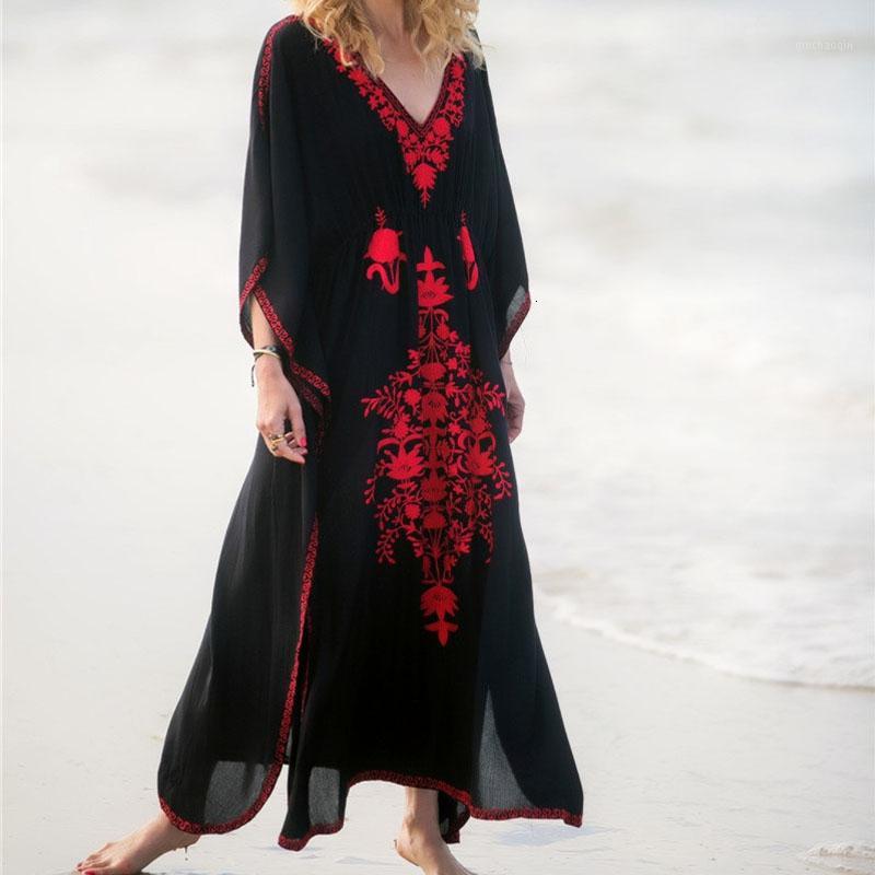 Embroidery Cotton Beach Cover Up V Neck White Beach Coverups For Women Robe De Plage Swimsuit Cover Up Pareos De Playa Mujer1
Embroidery Cotton Beach Cover Up V Neck White Beach Coverups For Women Robe De Plage Swimsuit Cover Up Pareos De Playa Mujer1