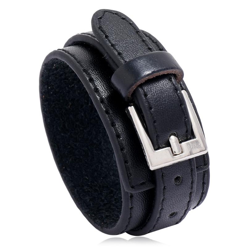 Factory direct multi-layer PU leather bracelet simple men's jewelry new punk bracelet
Factory direct multi-layer PU leather bracelet simple men's jewelry new punk bracelet
