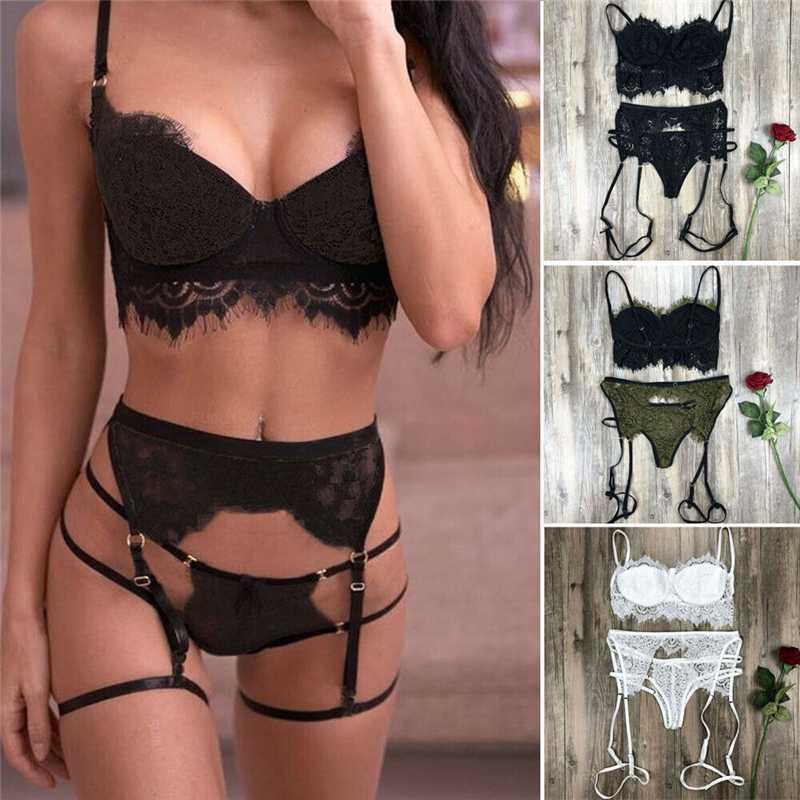 2019 Lace Sexy Lingerie Set OpenBra+G-string Thong Babydoll Sexy Underwear S-XLLingerie Hot Erotic Nightwear Hot, White
2019 Lace Sexy Lingerie Set OpenBra+G-string Thong Babydoll Sexy Underwear S-XLLingerie Hot Erotic Nightwear Hot, White