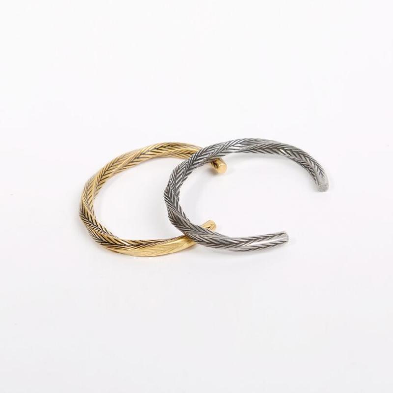 Vintage Silver Bracelets Twisted Braiding Silver Stainless Steel Wires Cuff Bangles Bracelet For Men Women Jewelry bileklik
Vintage Silver Bracelets Twisted Braiding Silver Stainless Steel Wires Cuff Bangles Bracelet For Men Women Jewelry bileklik