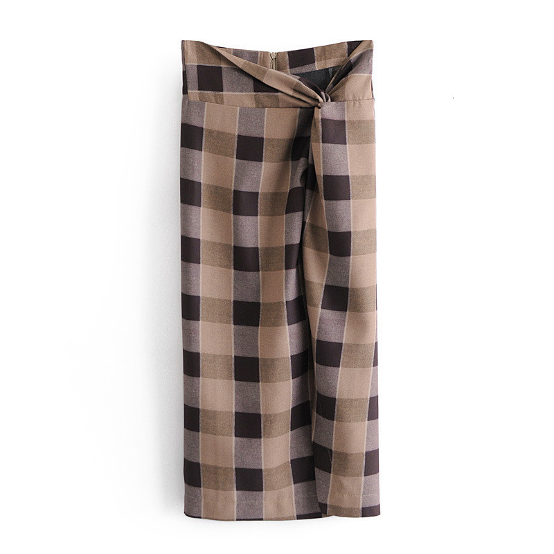 New 2021 Brown Plaid High-waisted Women Knot Side Slit Checked Long Skirt Woman Winter Warm Elegant Vintage Skirts Bxwo
New 2021 Brown Plaid High-waisted Women Knot Side Slit Checked Long Skirt Woman Winter Warm Elegant Vintage Skirts Bxwo