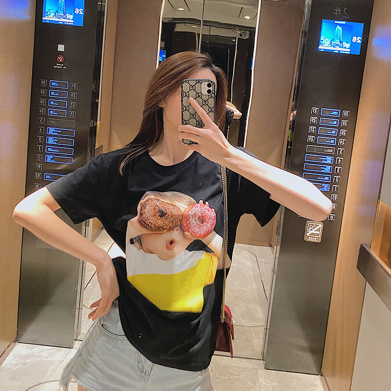 2020 Red New Online Girl Donut Short t Female Shirt Loose Cotton B7f3, See chart
2020 Red New Online Girl Donut Short t Female Shirt Loose Cotton B7f3, See chart