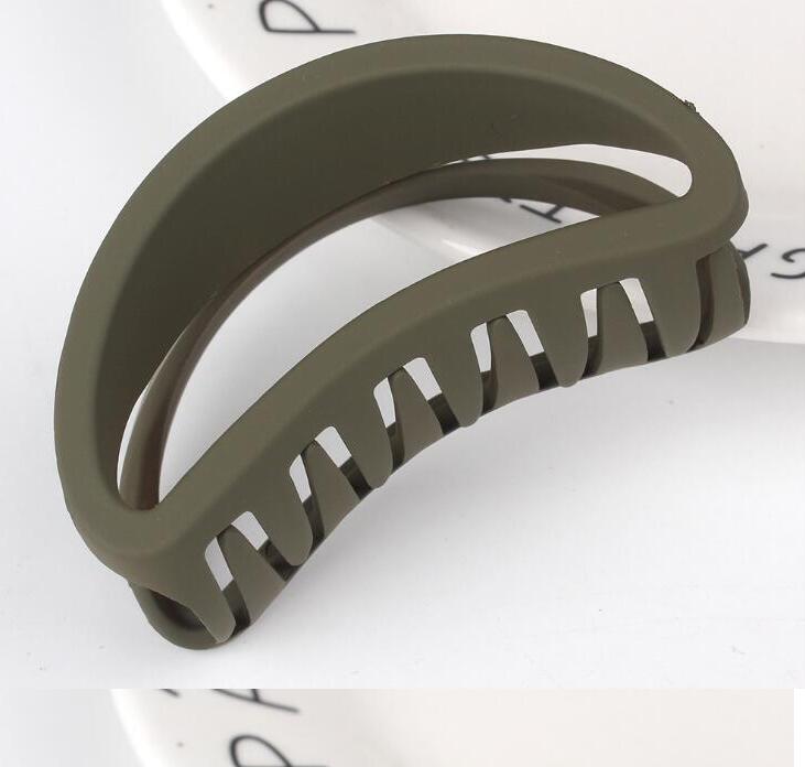 10pcs/lot 2021 NEW Out Acrylic Hair Claw Hairpin Simple Bath Clips Candy Sweet Girls Hair Crab Hair Accessories 2.68INCH