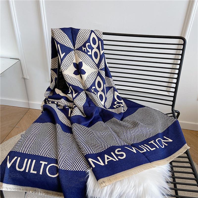 Berets Winter Warm Tassel Scarf For Women Letter Printed Long Thick Soft Wraps Shawls Oversized Blanket Scarves, Blue
Berets Winter Warm Tassel Scarf For Women Letter Printed Long Thick Soft Wraps Shawls Oversized Blanket Scarves, Blue
