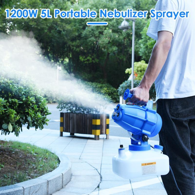 1200W 5L Portable Nebulizer Sprayer Home Residence Office Disinfection Sterilization Electric Three-hole Atomizing Spray1 
1200W 5L Portable Nebulizer Sprayer Home Residence Office Disinfection Sterilization Electric Three-hole Atomizing Spray1