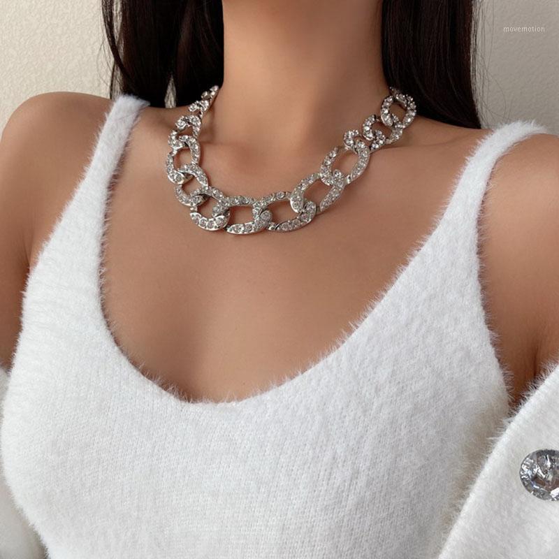 Heavy Design Gold/Silver Thick Chain Patty Casual Chokers Necklaces Trendy Fashionable Full Diamond Choker Necklace Womens1
Heavy Design Gold/Silver Thick Chain Patty Casual Chokers Necklaces Trendy Fashionable Full Diamond Choker Necklace Womens1