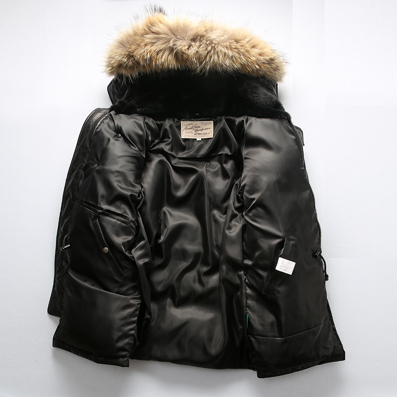 018 Read Description quality super warm genuine sheep skin duck down leather jacket mens sheep leather duck down coat 201128