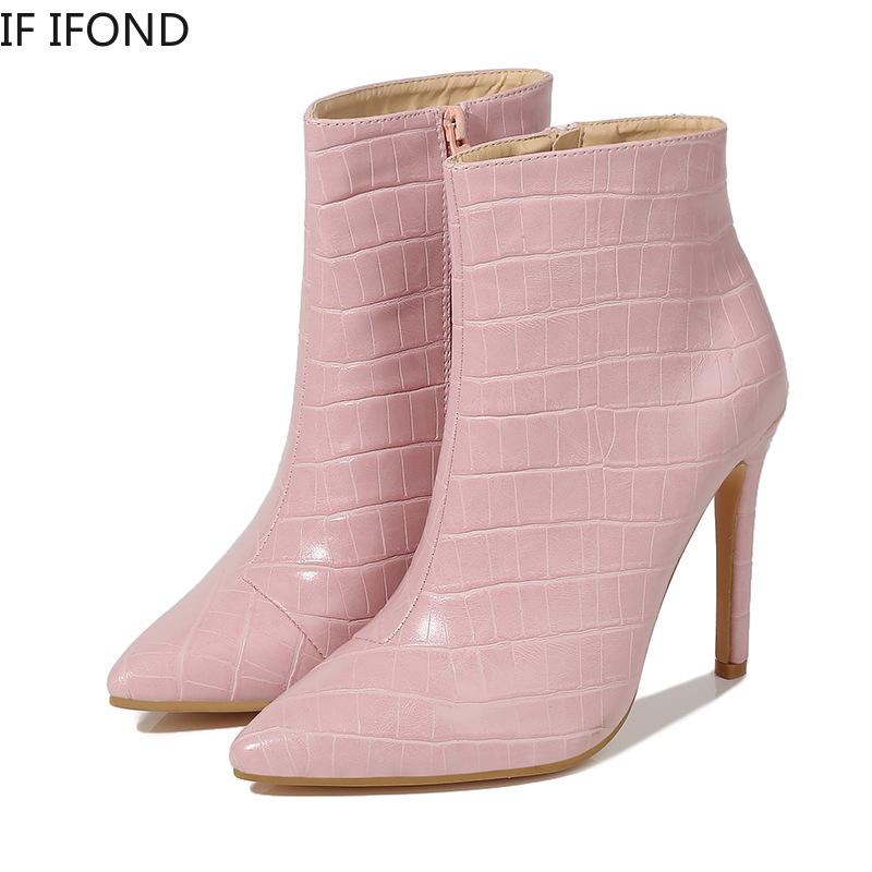 IF IFOND Fashion Pink/Blue PU Leather Ankle Boots Winter Warm Lined Womens Shoes High Heels Sexy Large Size 35-42
IF IFOND Fashion Pink/Blue PU Leather Ankle Boots Winter Warm Lined Womens Shoes High Heels Sexy Large Size 35-42