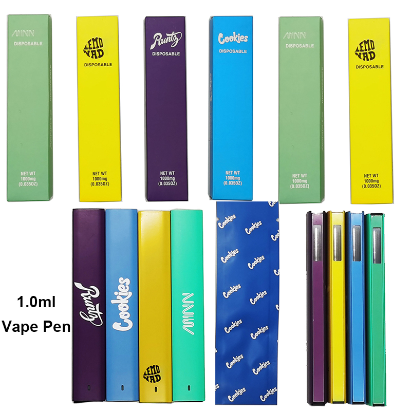 Cookies Disposable Vape Pen 1.0ml E-cigarette pod Packaging Ceramic Coil Thick Oil Vaporizer Bottom Rechargeable 280mAh Battery Runtz Sauce
Cookies Disposable Vape Pen 1.0ml E-cigarette pod Packaging Ceramic Coil Thick Oil Vaporizer Bottom Rechargeable 280mAh Battery Runtz Sauce