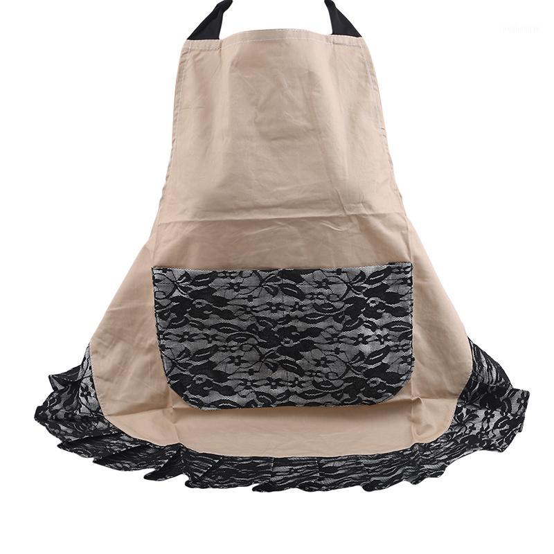 Womens Kitchen Lace Apron Black Lace Design Halter-Neck Style Sleeveless Painting Cleaning Cooking Apron kitchen tool1
Womens Kitchen Lace Apron Black Lace Design Halter-Neck Style Sleeveless Painting Cleaning Cooking Apron kitchen tool1