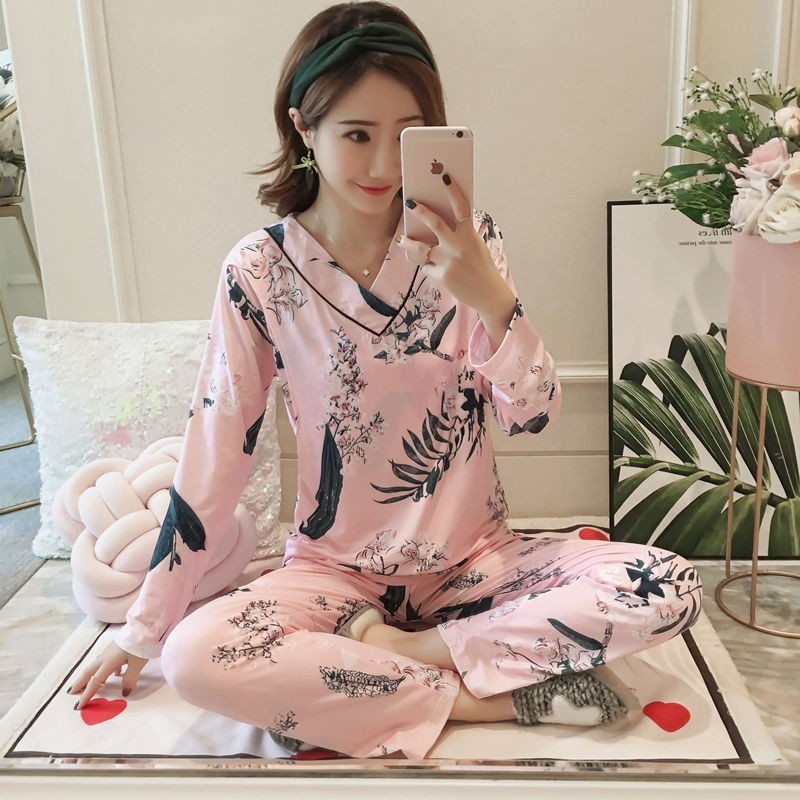 2020 Autumn Maternity Pajamas Breastfeeding Pregnant Women Nursing Pajama Set Top Pants Sleepwear Pregnancy Nightgown Clothes LJ201114