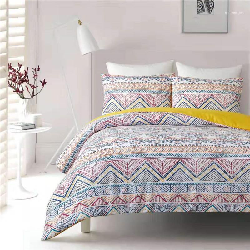 Fashion Bohemian Duvet Cover & pillow shams set brushed fabric super soft comforter covers queen king 2 size bedding set1, A2
Fashion Bohemian Duvet Cover & pillow shams set brushed fabric super soft comforter covers queen king 2 size bedding set1, A2