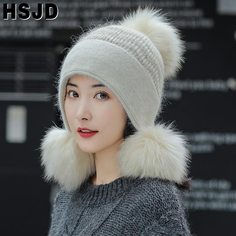 Warm Hair Knitted Beanie Hat Cute Three Hair Ball Winter Women's Hats Thick Skullies Beanies Stripe Caps Bonnet Femme, White
Warm Hair Knitted Beanie Hat Cute Three Hair Ball Winter Women's Hats Thick Skullies Beanies Stripe Caps Bonnet Femme, White
