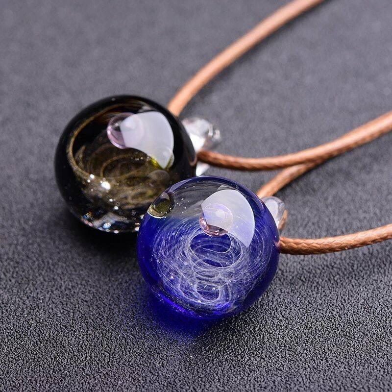 Glass Universe Star Ball Necklace Pendant Bracelet for Friends and Best Friends Tanabata Valentine's Day Gift, Silver
Glass Universe Star Ball Necklace Pendant Bracelet for Friends and Best Friends Tanabata Valentine's Day Gift, Silver