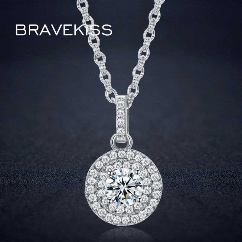 BRAVEKISS micro pave zircon round charm necklaces & pendants women cz crystal chain necklace collier mujer jewellery BUN0229B
BRAVEKISS micro pave zircon round charm necklaces & pendants women cz crystal chain necklace collier mujer jewellery BUN0229B
