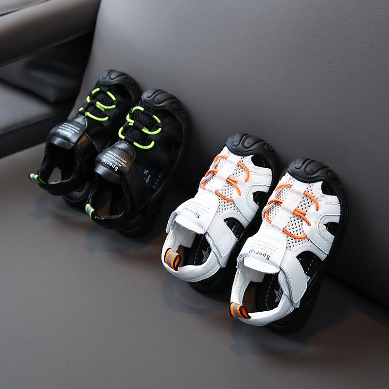 Children Sandals Sport Style Covered-toes Kids Boys Cut-out Beach Sandals Kids Mesh Sneakers Non-slip Sole SX485, Sx485white
Children Sandals Sport Style Covered-toes Kids Boys Cut-out Beach Sandals Kids Mesh Sneakers Non-slip Sole SX485, Sx485white