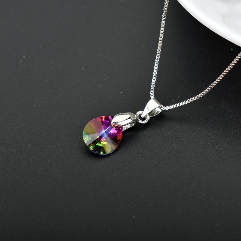 Women Crystal Jewelry Blue Water Drop Pendant Necklace Silver Color Chain Necklaces Fashion Accessories collier femme1
Women Crystal Jewelry Blue Water Drop Pendant Necklace Silver Color Chain Necklaces Fashion Accessories collier femme1