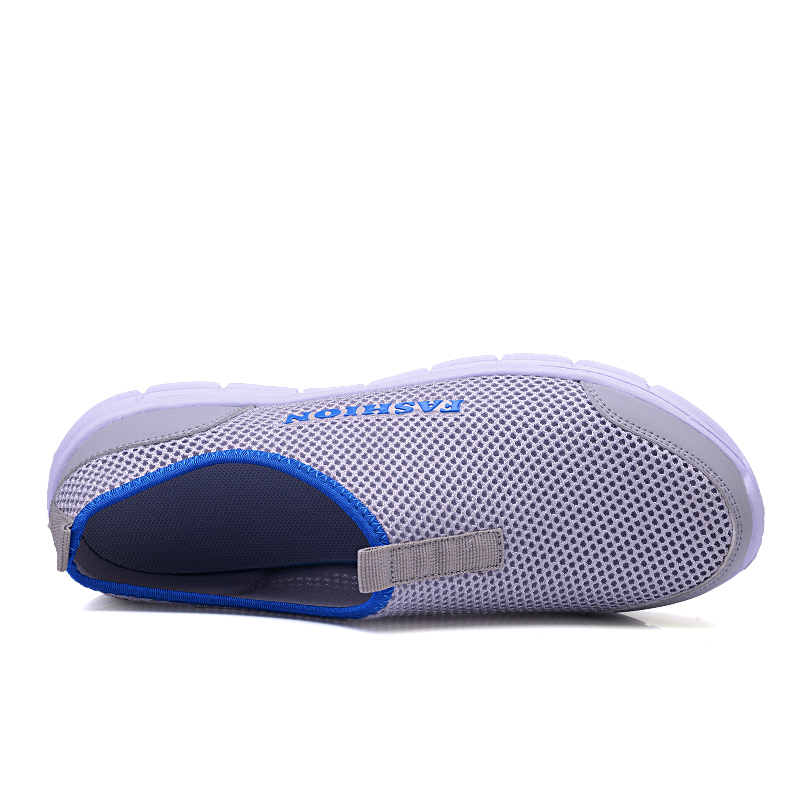 Joomra Men Summer Shoes Sneakers Mesh Breathable Upstream Shoes Breathable Slipon Flats Water Shoes Y200420