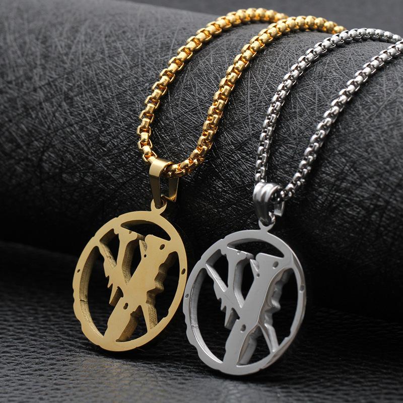 women's necklace Pendant stainless steel chain necklace women letter pendant for male accessories jewelry on the neck wholesale
women's necklace Pendant stainless steel chain necklace women letter pendant for male accessories jewelry on the neck wholesale