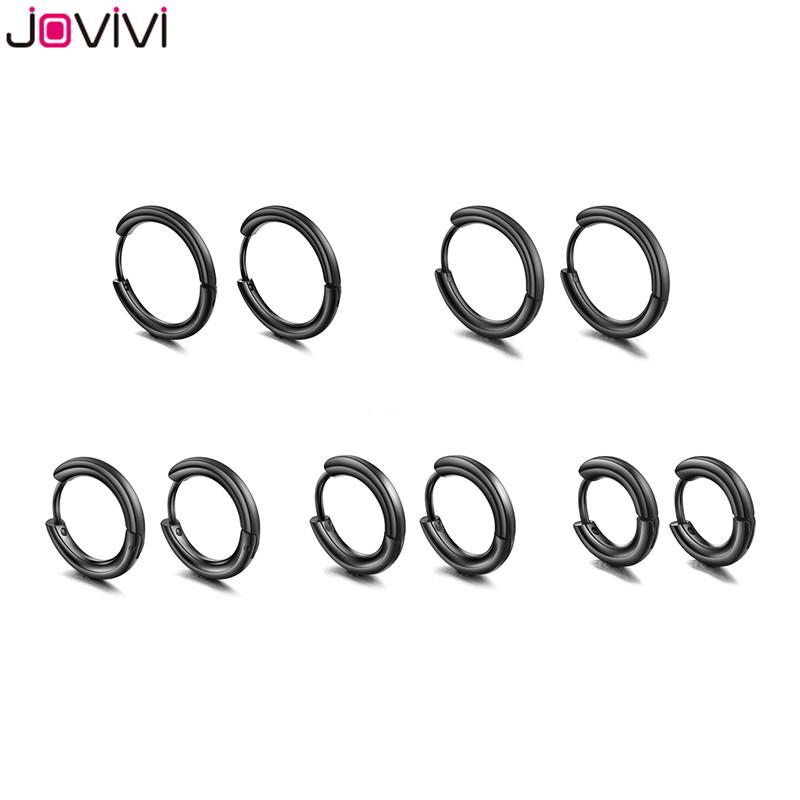 Jovivi Stainless Steel Small Hoop Earrings Round Ear Stud Unisex Punk Classic Stud Earring Body Piercing Jewelry 8mm-16mm
Jovivi Stainless Steel Small Hoop Earrings Round Ear Stud Unisex Punk Classic Stud Earring Body Piercing Jewelry 8mm-16mm