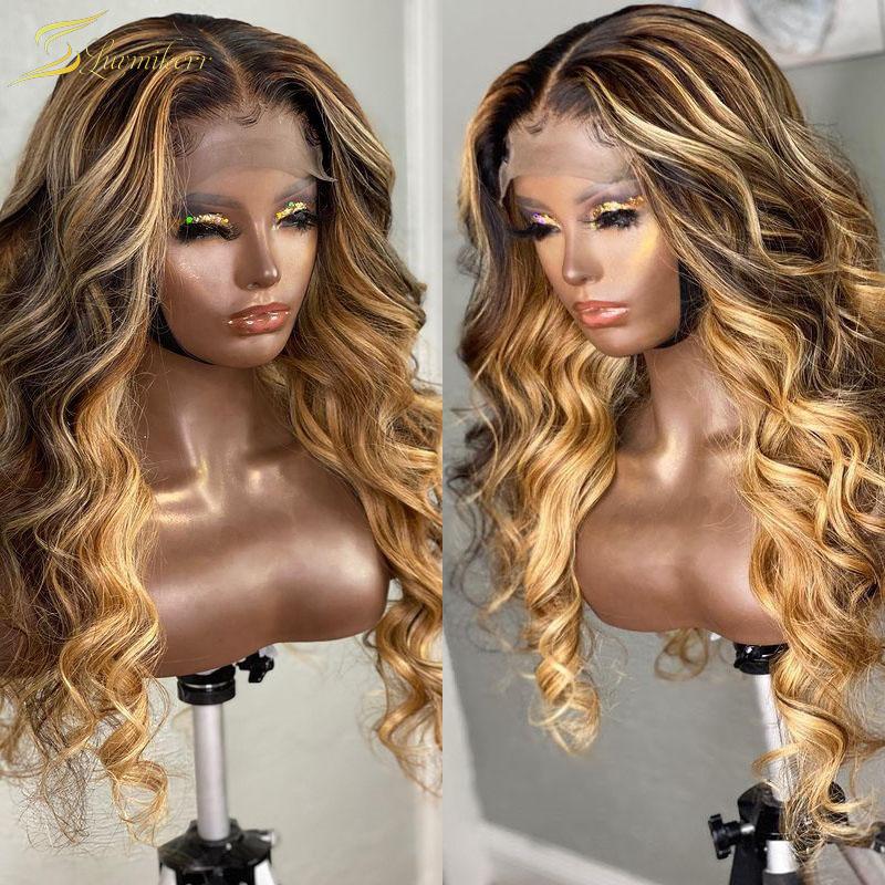 Highlight Honey Blonde 13X6 Lace Front Wig Deep Loose Wave Ombre Brown Colored Human Hair Wigs For Black Women Preplucked Full, As pic
Highlight Honey Blonde 13X6 Lace Front Wig Deep Loose Wave Ombre Brown Colored Human Hair Wigs For Black Women Preplucked Full, As pic