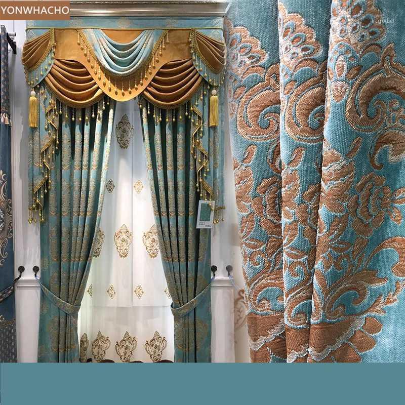 Custom curtain High-end European cashmere chenille living room bedroom blue cloth blackout curtain tulle valance drapes B6141, Tulle sheer
Custom curtain High-end European cashmere chenille living room bedroom blue cloth blackout curtain tulle valance drapes B6141, Tulle sheer