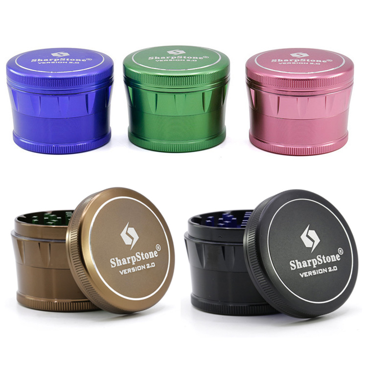 Chamfering Sharpstone Herb Grinder 63mm 4 Layers Aluminum Alloy Herb Grinder Tobacco 7 Colors Sharpstone version 2.0
Chamfering Sharpstone Herb Grinder 63mm 4 Layers Aluminum Alloy Herb Grinder Tobacco 7 Colors Sharpstone version 2.0