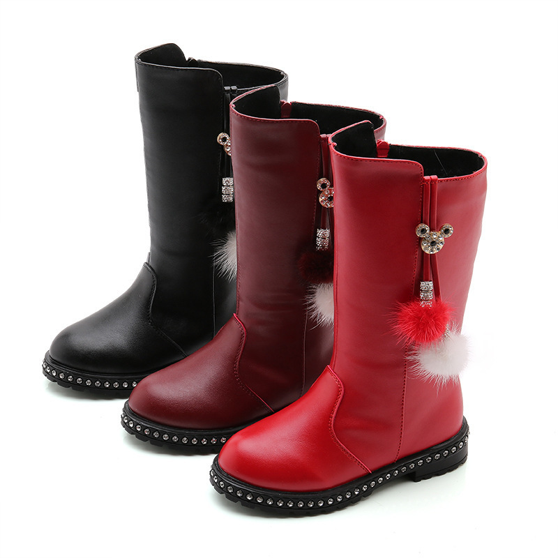 Fashion Rhinestone Flower Winter Kids Long For Big Princess Girl Snow Boots Children Shoe 4 5 6 7 8 9 10 11 12 Years, Red
Fashion Rhinestone Flower Winter Kids Long For Big Princess Girl Snow Boots Children Shoe 4 5 6 7 8 9 10 11 12 Years, Red