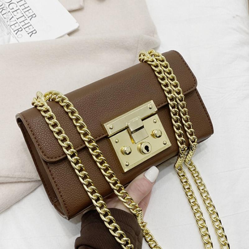 Classic Chain PU Leather Crossbody Bag 2021 New High Quality Lady Travel Chain Shoulder Bag and Purses, Black
Classic Chain PU Leather Crossbody Bag 2021 New High Quality Lady Travel Chain Shoulder Bag and Purses, Black