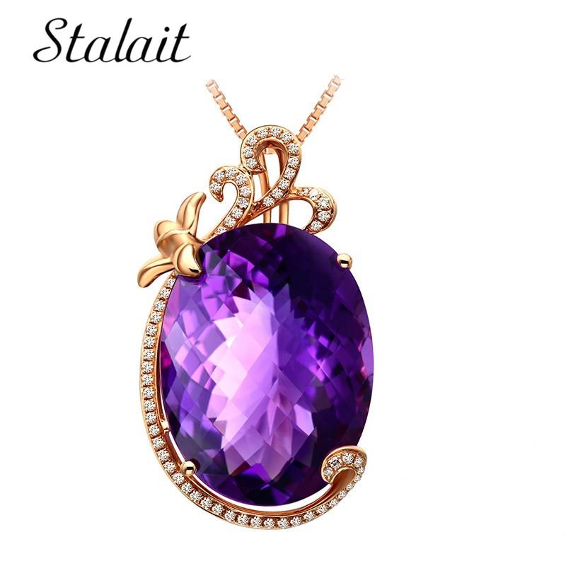Purple Water Drop Crystal Big Stone Pendant Gold Chain Necklace for Women Fashion Jewelry Valentine's Day Gift
Purple Water Drop Crystal Big Stone Pendant Gold Chain Necklace for Women Fashion Jewelry Valentine's Day Gift