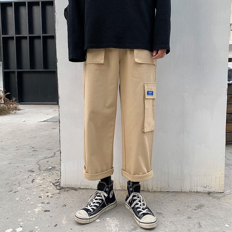 Spring High quality Men's Cargo Pants 100% Cotton Casual pants Big-pocket Comfortable fashion Wide Leg Men 3XL, Black wide leg pants
Spring High quality Men's Cargo Pants 100% Cotton Casual pants Big-pocket Comfortable fashion Wide Leg Men 3XL, Black wide leg pants