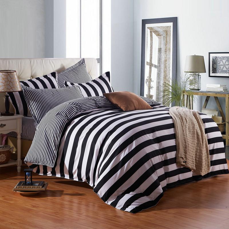 Black and white stripes king queen kids size soft comfortable cotton bedding set duvet cover bed sheet pillow cases-bedspread1, As picture
Black and white stripes king queen kids size soft comfortable cotton bedding set duvet cover bed sheet pillow cases-bedspread1, As picture