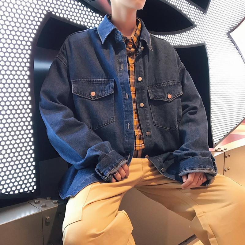 K2020 New Autumn And Winter Casual Loose Fashion Trend Youth Temperament Lapel Male Denim Jacket Clothes Homme Chaqueta Hombre, Black
K2020 New Autumn And Winter Casual Loose Fashion Trend Youth Temperament Lapel Male Denim Jacket Clothes Homme Chaqueta Hombre, Black