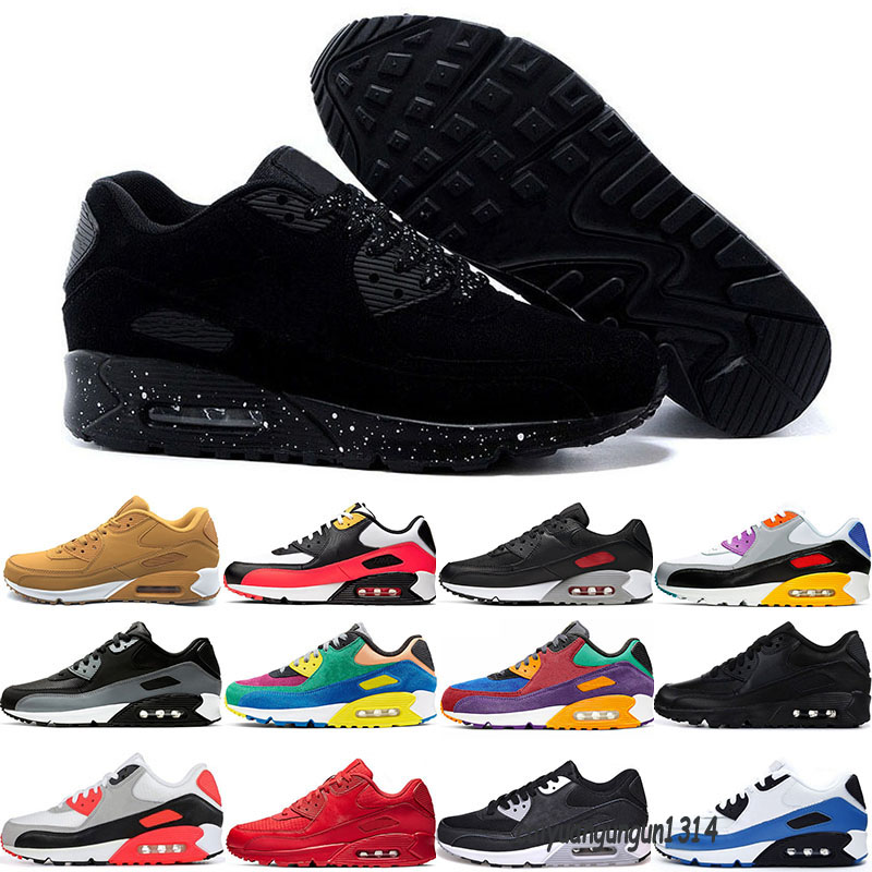Men Women 90s Running shoes Triple Black White Pink Blue Grey Black Croc Infrared Mens Fashion Trainers Outdoor Sport Sneaker 36-45 C34, Color 5
Men Women 90s Running shoes Triple Black White Pink Blue Grey Black Croc Infrared Mens Fashion Trainers Outdoor Sport Sneaker 36-45 C34, Color 5