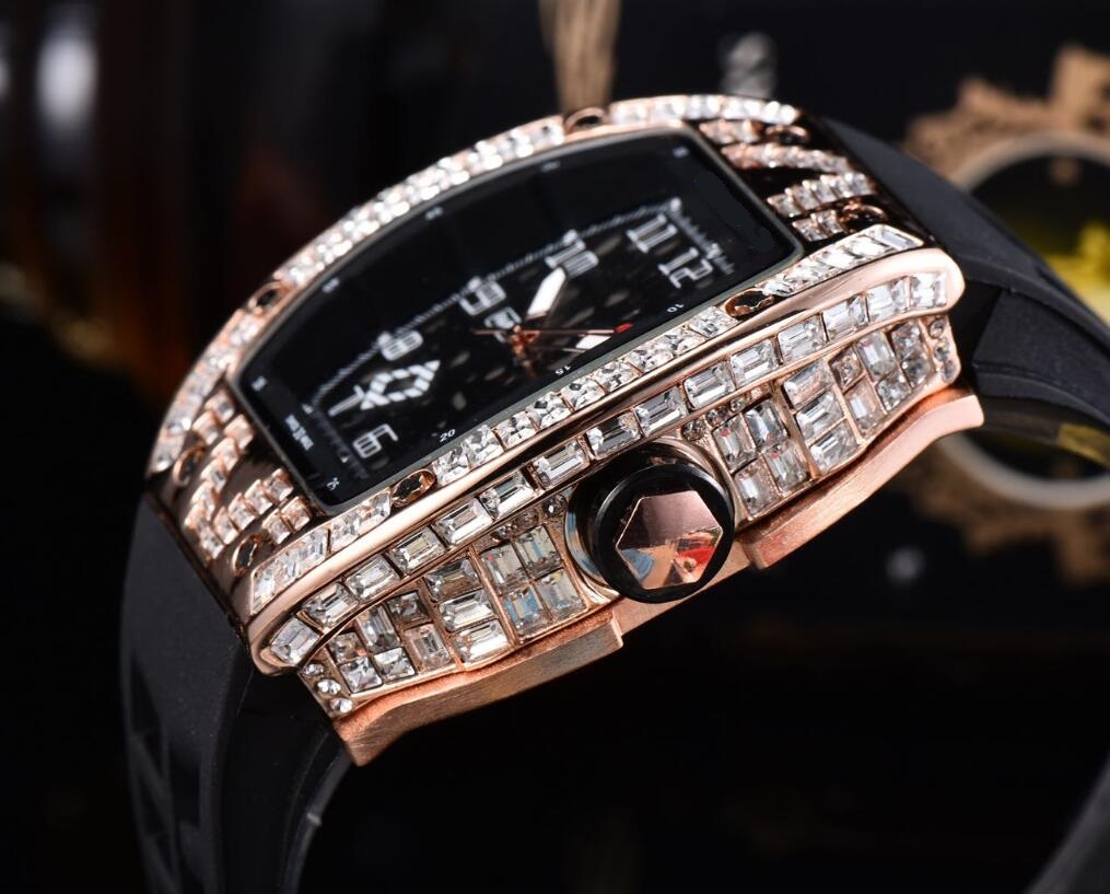 luxury mens watch Six needle series All dials work quartz big rhinestone watch designer watches women silicone strap fashion Diamond bezel, As pic
luxury mens watch Six needle series All dials work quartz big rhinestone watch designer watches women silicone strap fashion Diamond bezel, As pic