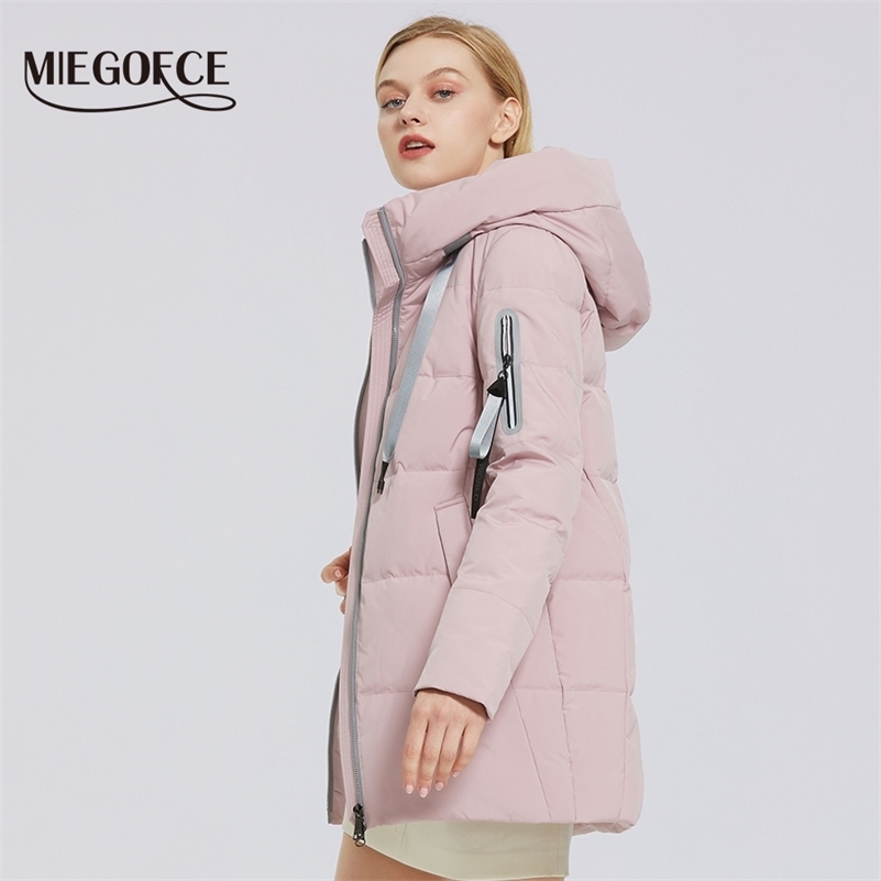 MIEGOFCE Women's Cotton Clothing Hooded To Reep Warm Windproof Winter Jacket Female Clothes Parkas Y201001