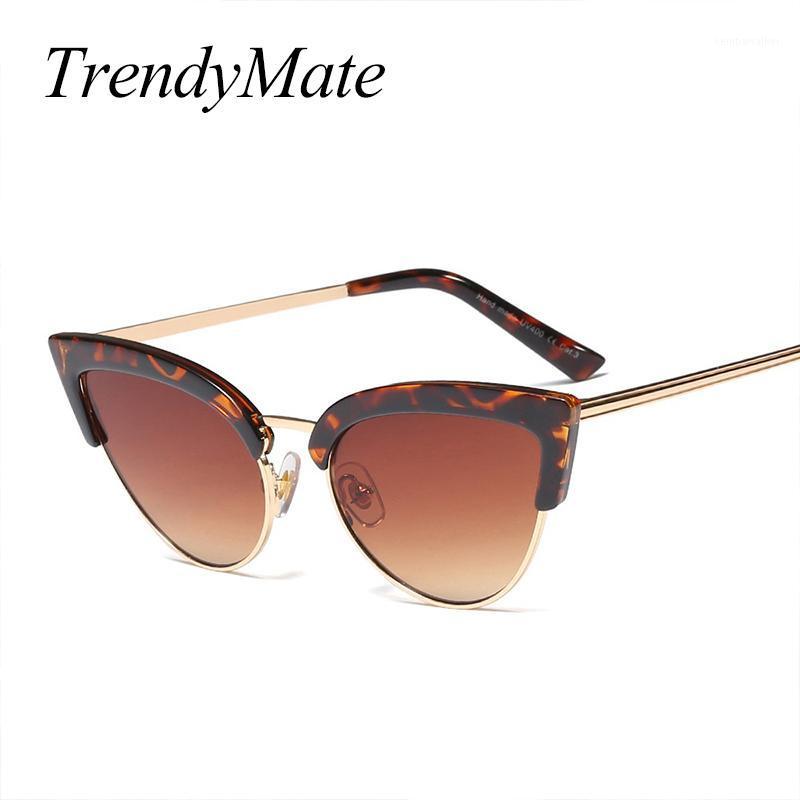 Sunglasses Women Cat's Eye Ladies Half Frame Sun Glasses Men Metal Temple Sunglass Marine Lens Eyeglasses 53711
Sunglasses Women Cat's Eye Ladies Half Frame Sun Glasses Men Metal Temple Sunglass Marine Lens Eyeglasses 53711