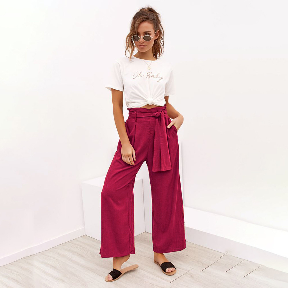 2021 New Female Wear Hot Style Six Sexy Fashion Colors Comfortable Leg Lace Loose Pants for Spring Summer CERU, Haji
2021 New Female Wear Hot Style Six Sexy Fashion Colors Comfortable Leg Lace Loose Pants for Spring Summer CERU, Haji