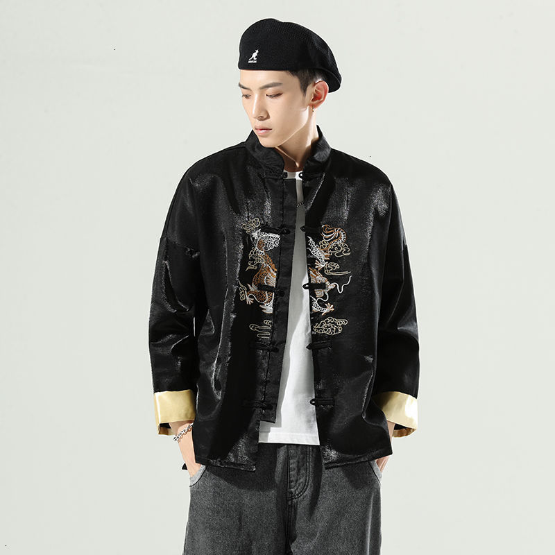 2021 New Men's Oversized Chinese Style Jackets Streetwear Men Casual Loose Windbreaker Coats Embroidered Jacket Clothing Zcgv, Red
2021 New Men's Oversized Chinese Style Jackets Streetwear Men Casual Loose Windbreaker Coats Embroidered Jacket Clothing Zcgv, Red