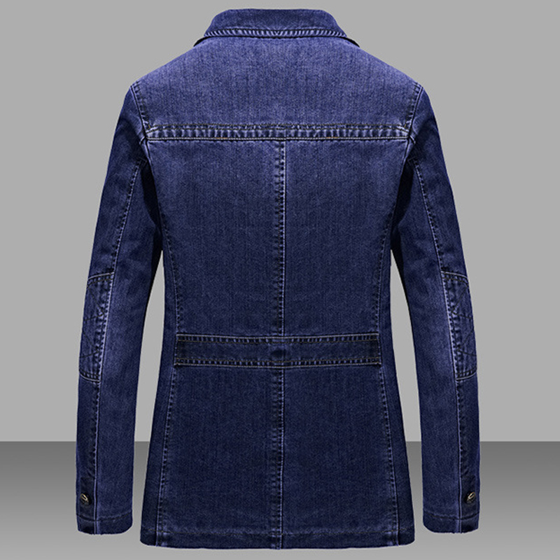 European and American Men 's Denim Jacket XXXXL High Quality Designer Brand Spring Mens Jeans Jacket and Coat Plus Size 4XL C896 C1108