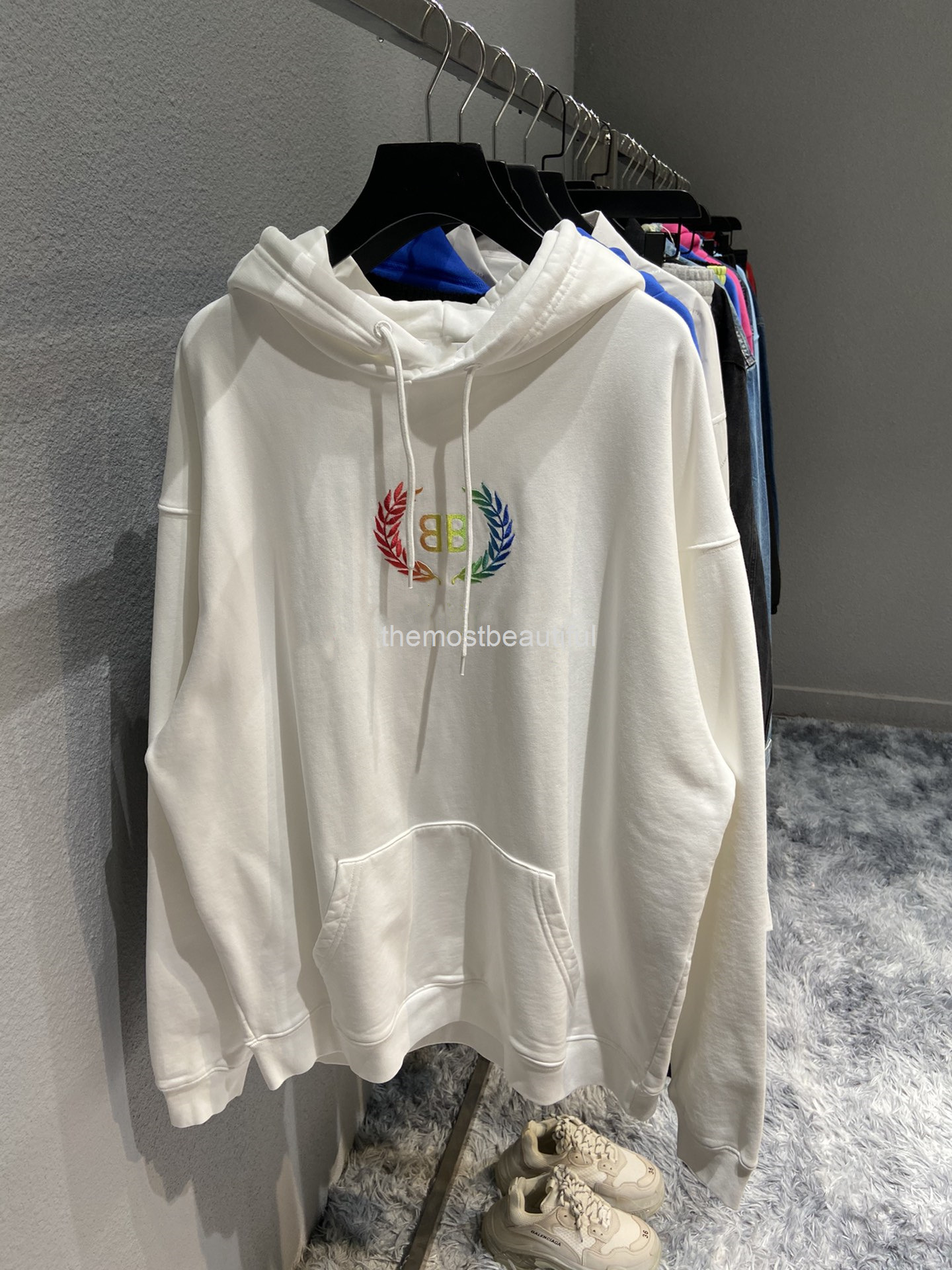 Women' Hoodies & Sweatshirts Autumn and winter high version b wheat ear BB printed Pullover Hooded Terry loose men' women' same style sweater, 2# packing bag
Women' Hoodies & Sweatshirts Autumn and winter high version b wheat ear BB printed Pullover Hooded Terry loose men' women' same style sweater, 2# packing bag