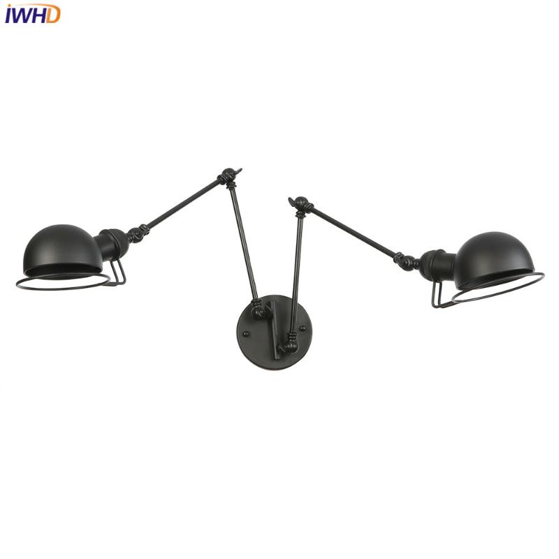 IWHD Black Wandlamp Iron Rocker Arm Wall Light Industrial LED Wall Lamp Retro Vintage Loft Sconce Applique Murale Luminaire 
IWHD Black Wandlamp Iron Rocker Arm Wall Light Industrial LED Wall Lamp Retro Vintage Loft Sconce Applique Murale Luminaire