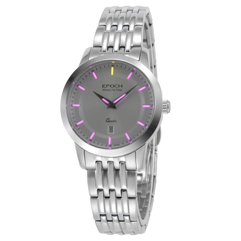 EPOCH 6023L waterproof 50m tritium gas luminous vogue business lady women quartz watch wristwatch T200409, Pink steel black
EPOCH 6023L waterproof 50m tritium gas luminous vogue business lady women quartz watch wristwatch T200409, Pink steel black