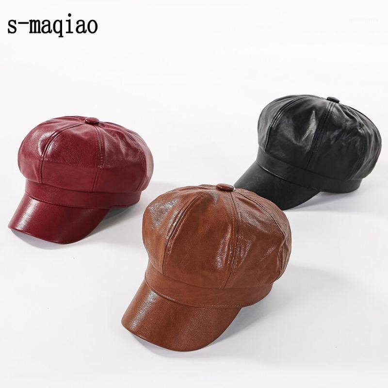 Pu Leather Beret Hat Winter Hats For Women Painter Newsboy Cap Male Vintage England Style Beret Female Black Boinas Hats1
Pu Leather Beret Hat Winter Hats For Women Painter Newsboy Cap Male Vintage England Style Beret Female Black Boinas Hats1
