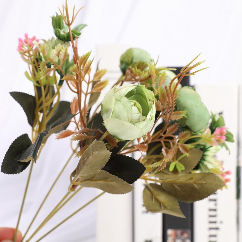Decorative Flowers & Wreaths 1 Bunch Of 5 Forks European And American Home Silk Roses Artificial Scrapbook Wedding Christmas Decorations For
Decorative Flowers & Wreaths 1 Bunch Of 5 Forks European And American Home Silk Roses Artificial Scrapbook Wedding Christmas Decorations For