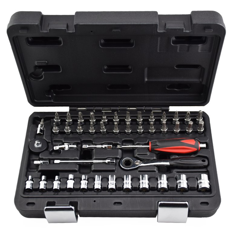 46PCS Mini 1/4 ratchet wrench set socket bits Car Auto Repair hand Tools Wrench Set Spanner Combination Tool Kit
46PCS Mini 1/4 ratchet wrench set socket bits Car Auto Repair hand Tools Wrench Set Spanner Combination Tool Kit