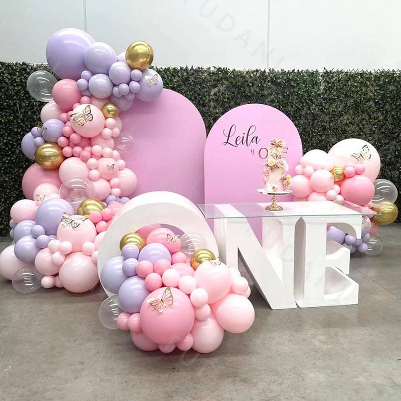 Party Decoration 186pcs Pink Purple Arch Garland Kit Balloon Set For Birthday Wedding Baby Shower Valentine DIY Globos
Party Decoration 186pcs Pink Purple Arch Garland Kit Balloon Set For Birthday Wedding Baby Shower Valentine DIY Globos