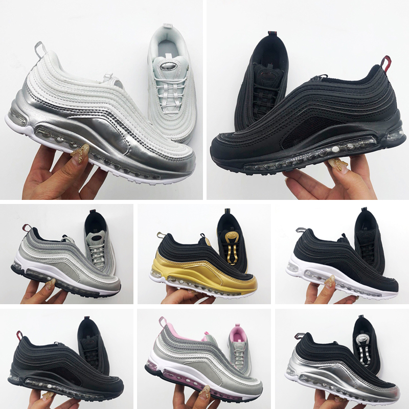 2021 Youth Kids shoes Og Triple white Runner shoes Boys girl Metallic Gold Silver Bullet Pink Children trainer sports sneaker, Color 1
2021 Youth Kids shoes Og Triple white Runner shoes Boys girl Metallic Gold Silver Bullet Pink Children trainer sports sneaker, Color 1