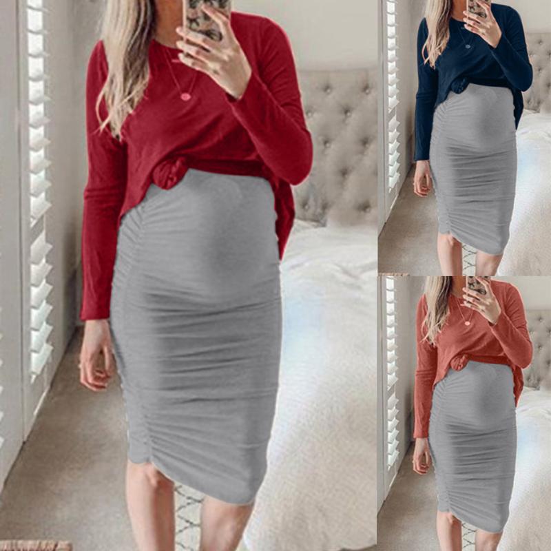New Fashion Breastfeeding Clothes Nursing Dress Women Pregnant Nusring Maternity Long Sleeve Print Floral Splicing Stripe Dress, Wine
New Fashion Breastfeeding Clothes Nursing Dress Women Pregnant Nusring Maternity Long Sleeve Print Floral Splicing Stripe Dress, Wine